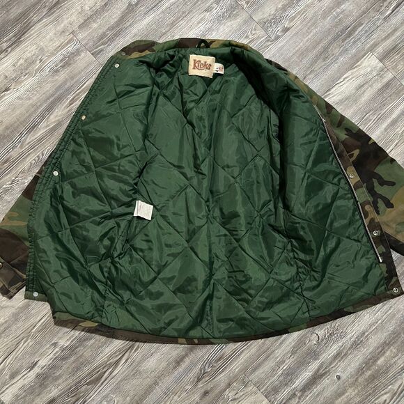 Kicks USA Woodland Camo Field Jacket L - Picture 7 of 12